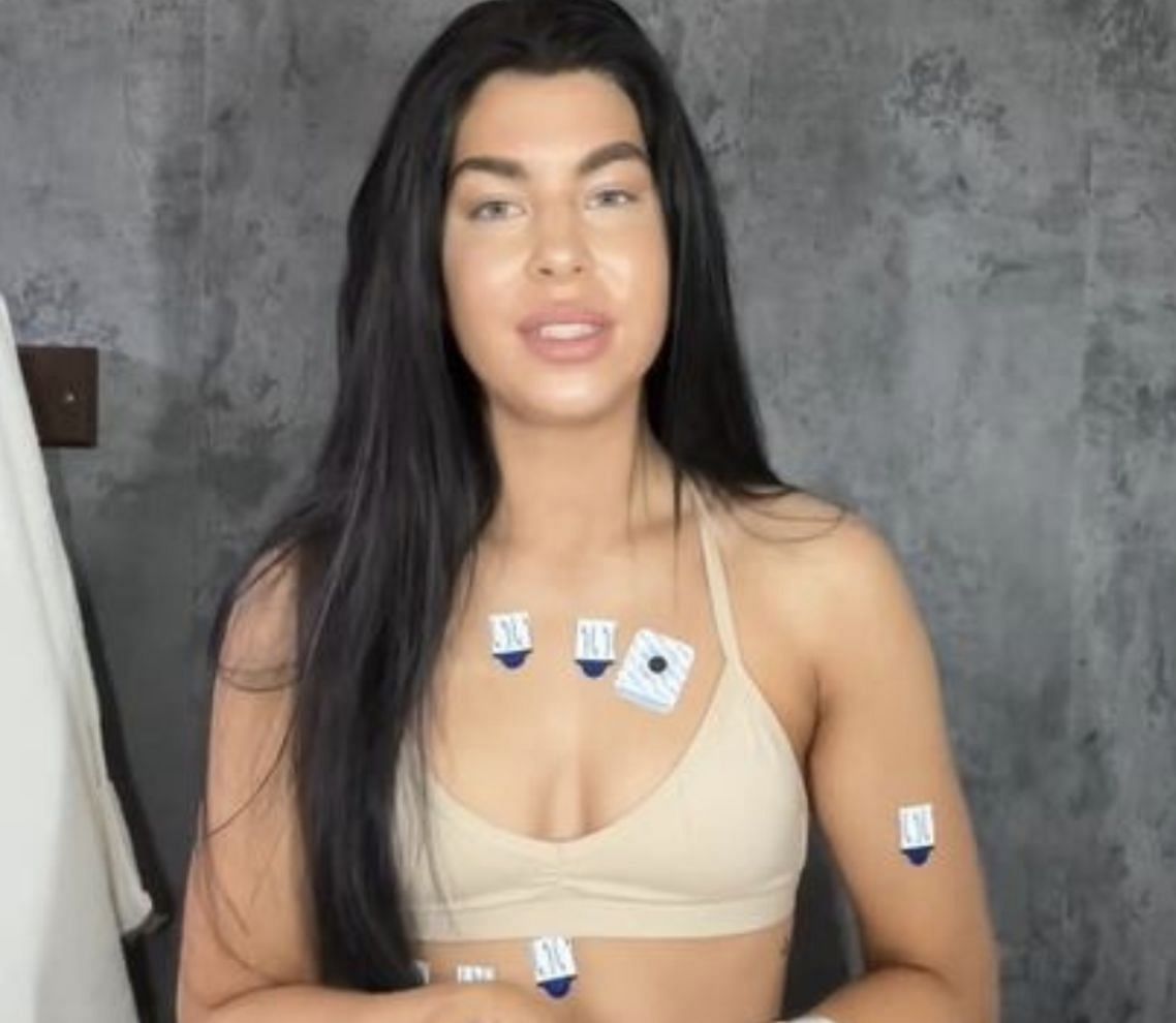 Social media users were left shocked as TikToker claimed she got poisoned after she burned a candle for many hours. (Image via Emy Moore/ TikTok)