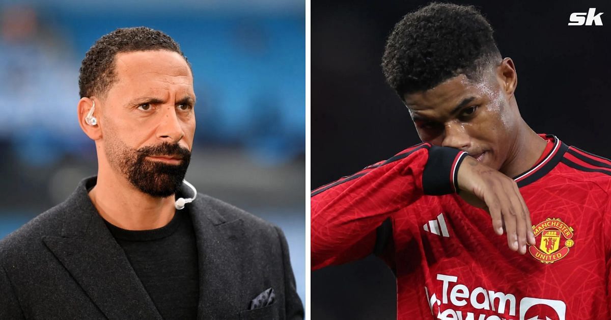 Rio Ferdinand and Marcus Rashford     