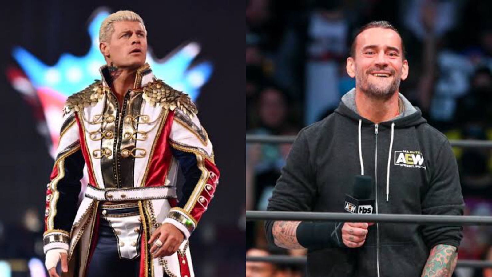 Cody Rhodes (left), CM Punk (right)