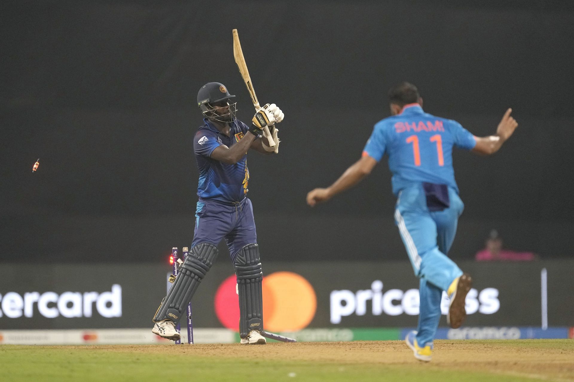 Mohammed Shami took five as Sri Lanka capitulated.