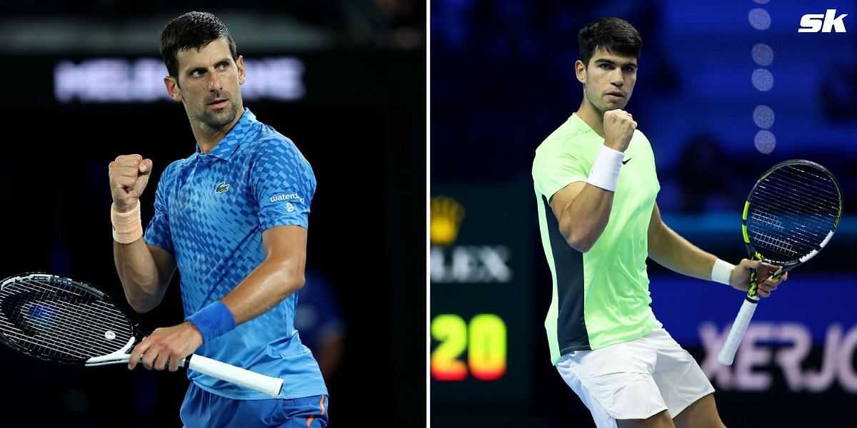 Novak Djokovic vs Carlos Alcaraz is one of the semifinal matches at the 2023 ATP Finals.