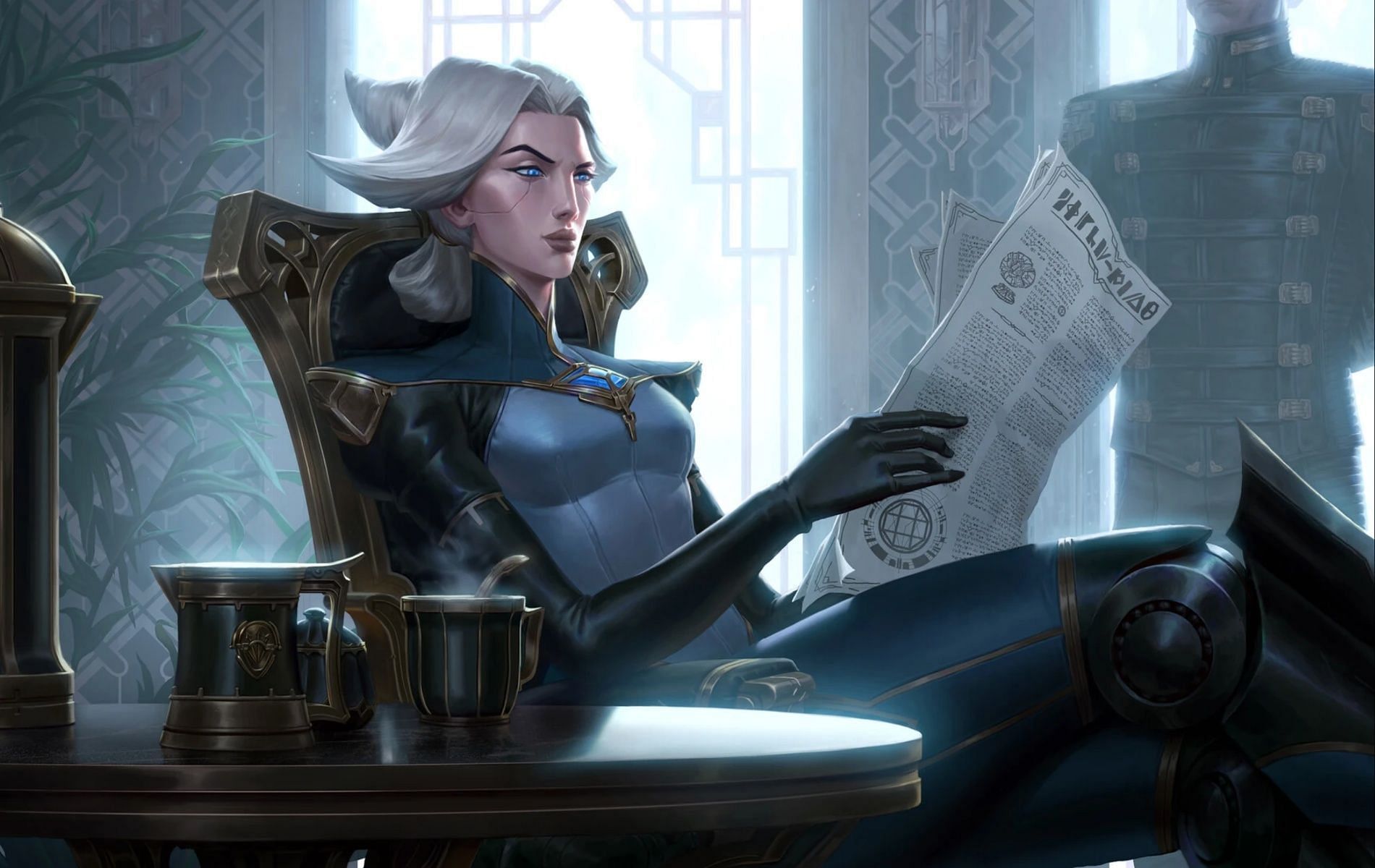 League of Legends Winterblessed skin Camille prestige 