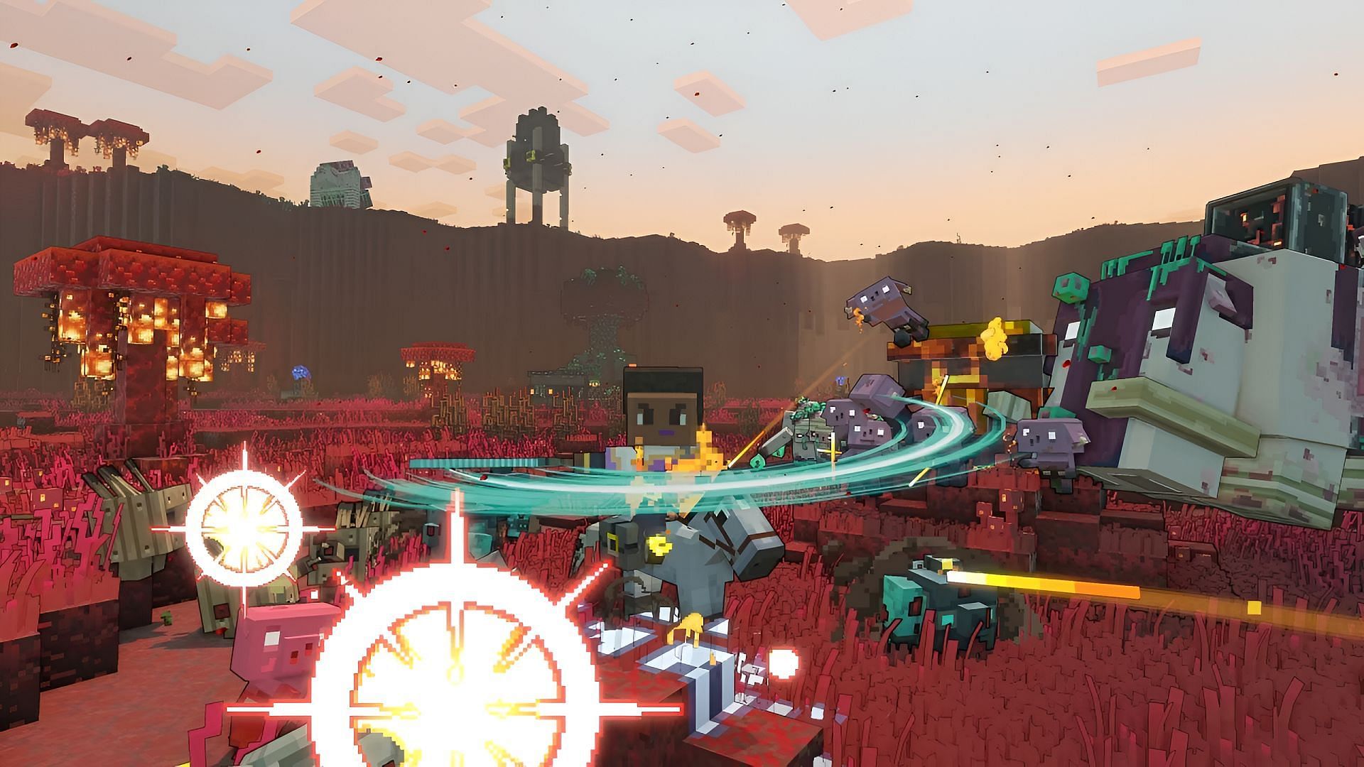 Heroes will want to keep moving and attacking to avoid getting surrounded (Image via Mojang)