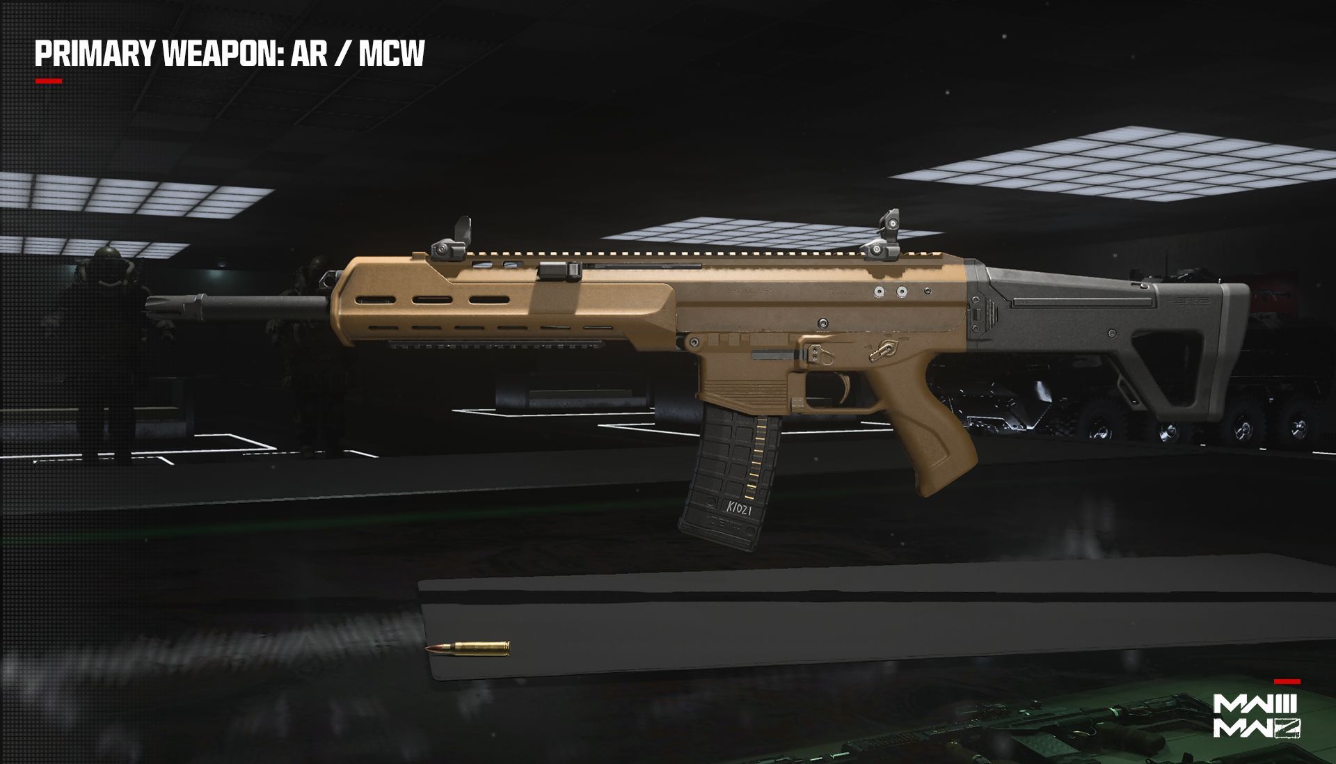 The MCW Assault rifle in Modern Warfare 3 (Image via Activision)