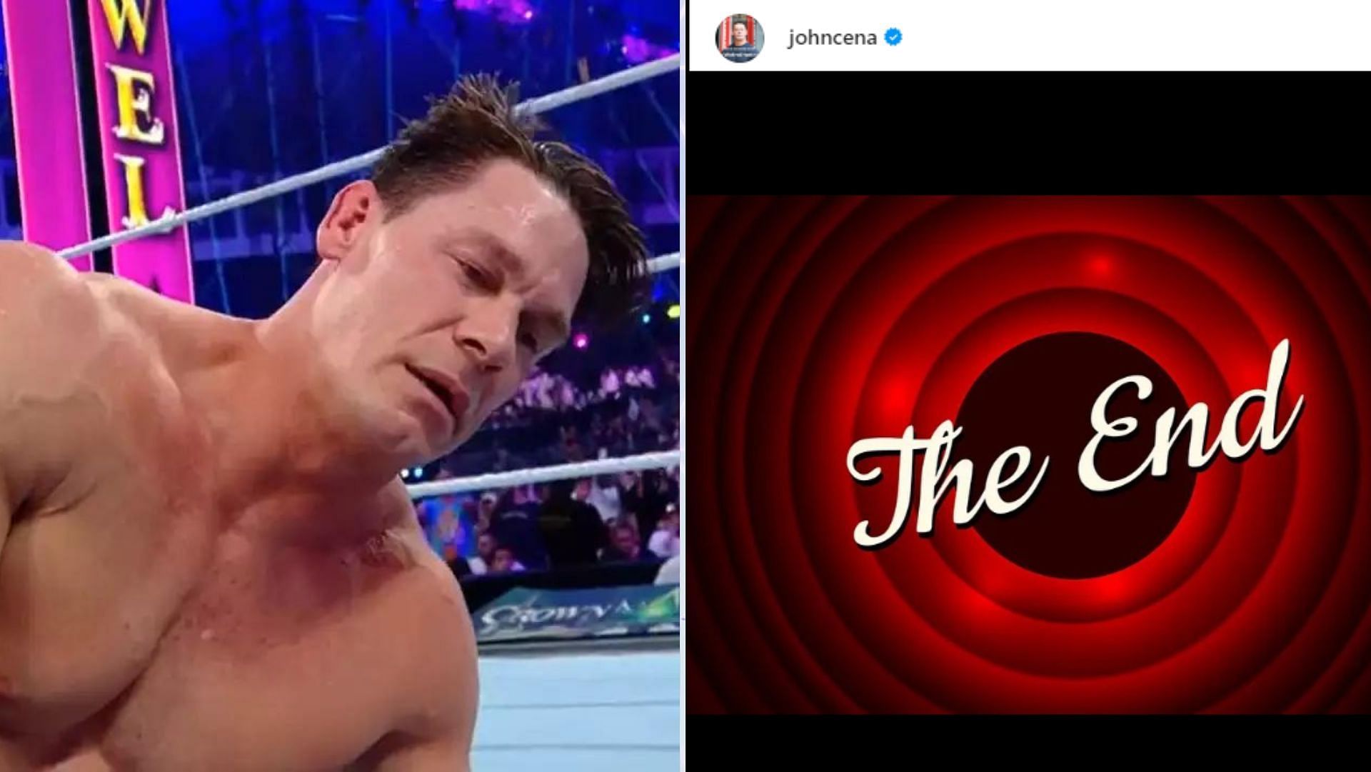 John Cena often posts cryptic messages on social media.