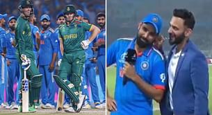 [Watch] “Har baar 400 paar karne walo ka haal dekho” – Mohammed Shami reacts hilariously to India’s 243-run win over South Africa in 2023 World Cup