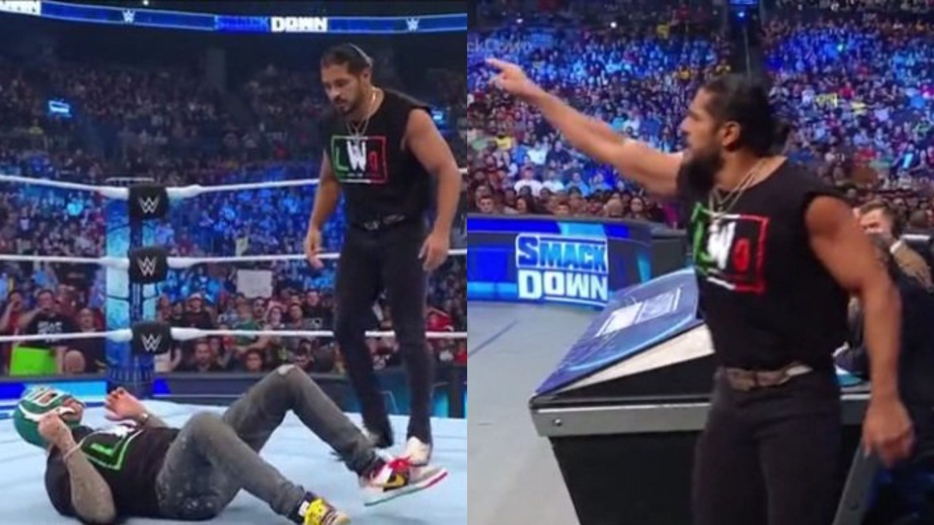 Santos Escobar turned his back on Rey Mysterio on SmackDown
