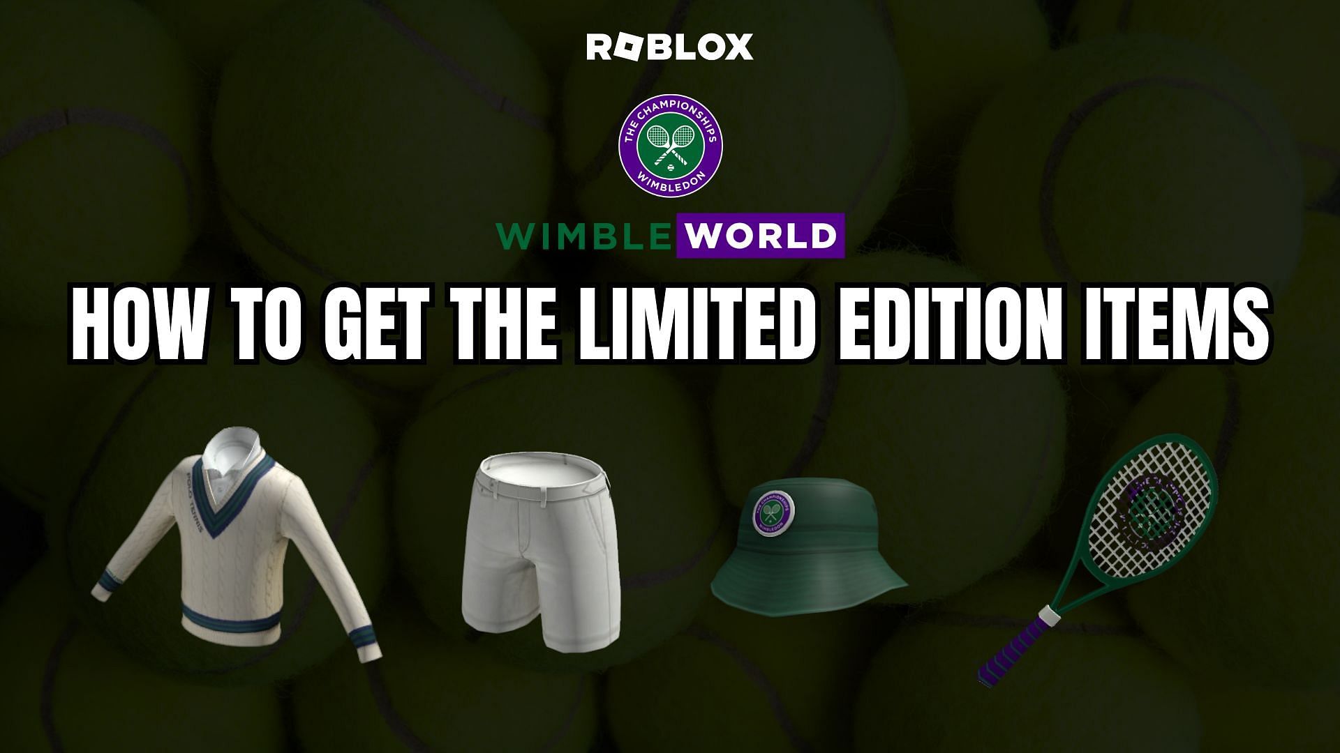 Bagging the limited edition items in Roblox WimbleWorld Tennis is made easy with this guide. (Image via Sportskeeda)