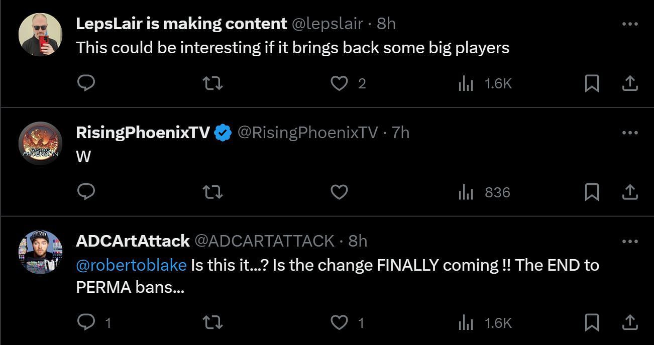 Community on X discussing the new announcement 3/3 (Image via @zachbussey/X)