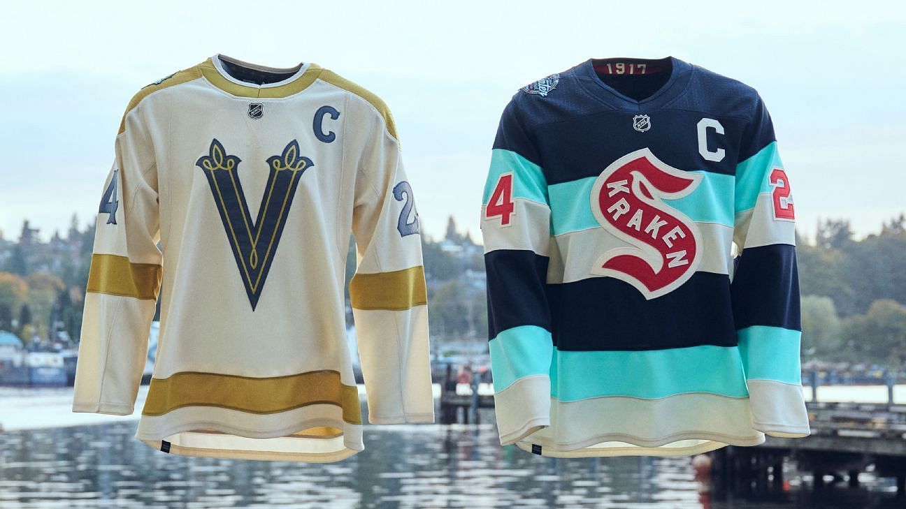 The Vegas Golden Knights unveiled their first Winter Classic jerseys, to muted response