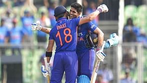 Shubman Gill, Virat Kohli, and Rohit Sharma mark their presence in the top 5 of the ICC ODI Rankings for batters