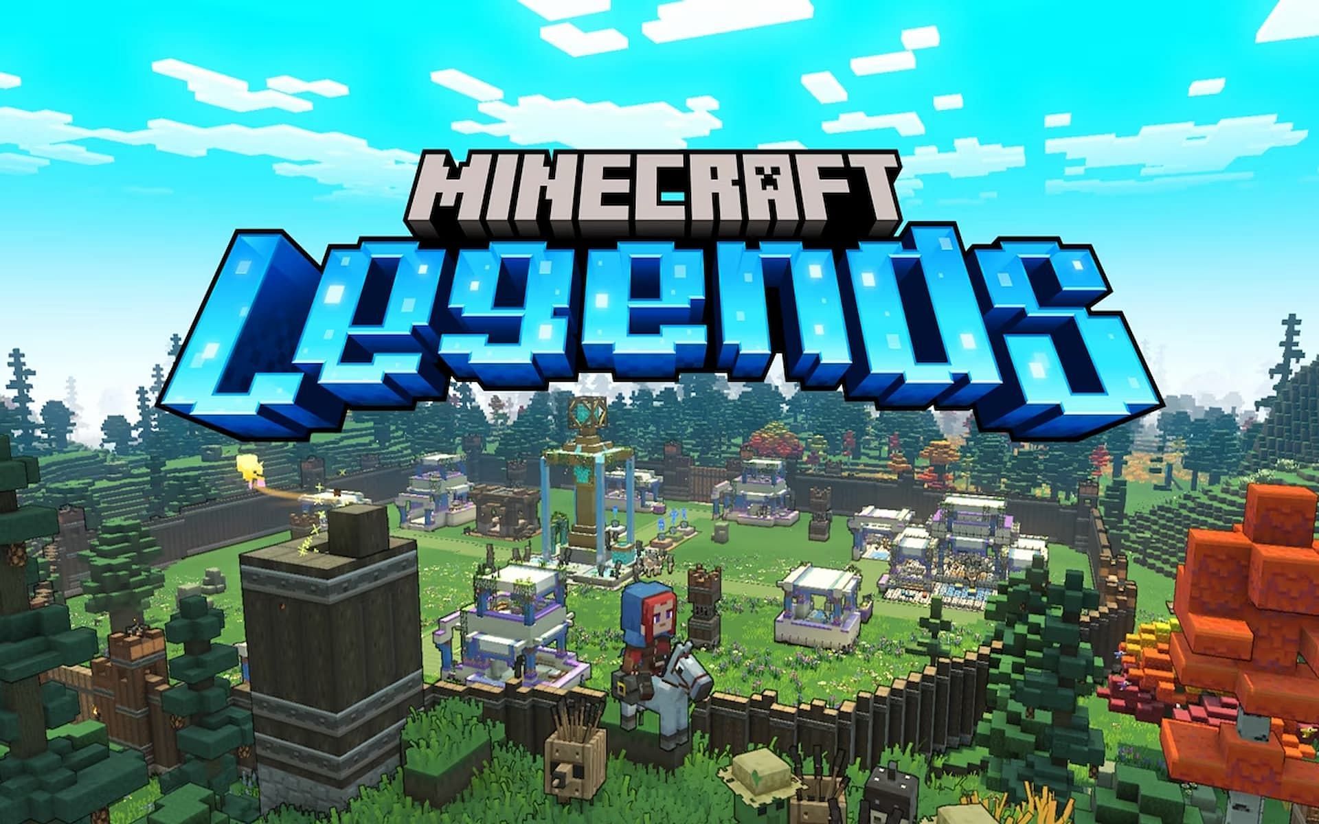 Minecraft Legends splash screen