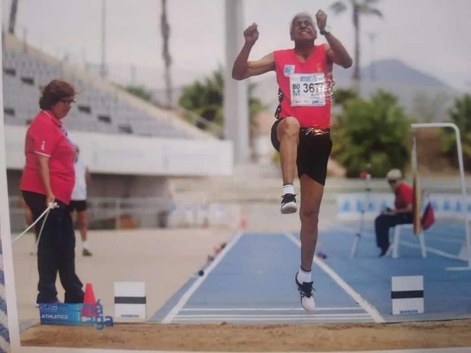 Mr. K Subramaniam in action at the Asian Masters 2023.