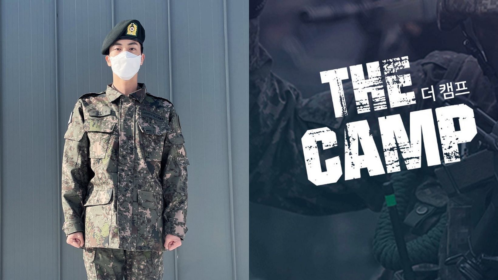 BTS Jin received over 320K fan letters on the official military app &quot;The Camp&quot;. (Images via X/@ARMY_Spain83 &amp; @cookie_kke)