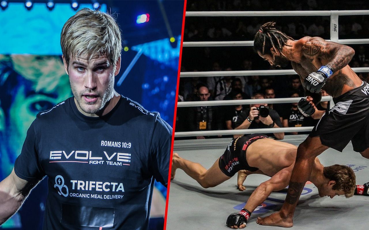 Sage Northcutt (L) vs. Cosmo Alexandre | Image by ONE Championship