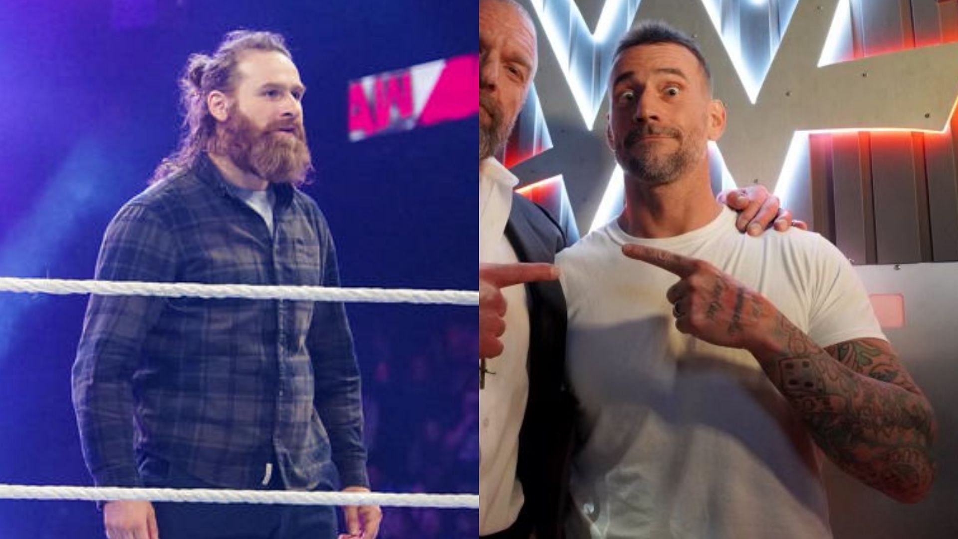 Zayn and Punk have never competed against each other in WWE or elsewhere.