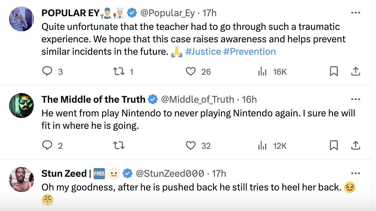 Social media users react to the Florida teen pleading guilty to the charge of hitting his teacher: Reactions and details explored. (Image via Twitter)