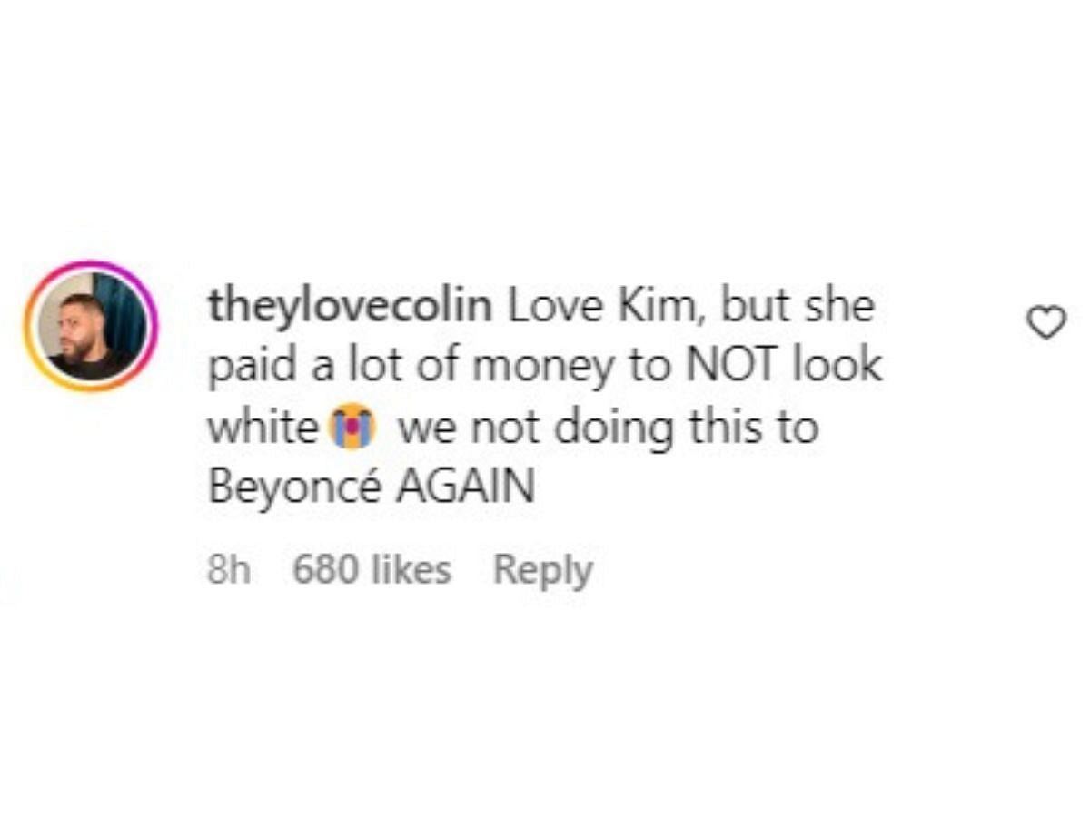 Fans slam Kim Kardashian (image via @theylovecolin on Instagram) Some users point out that Kim influenced the industry (image via @aldomakeupforever on Instagram)