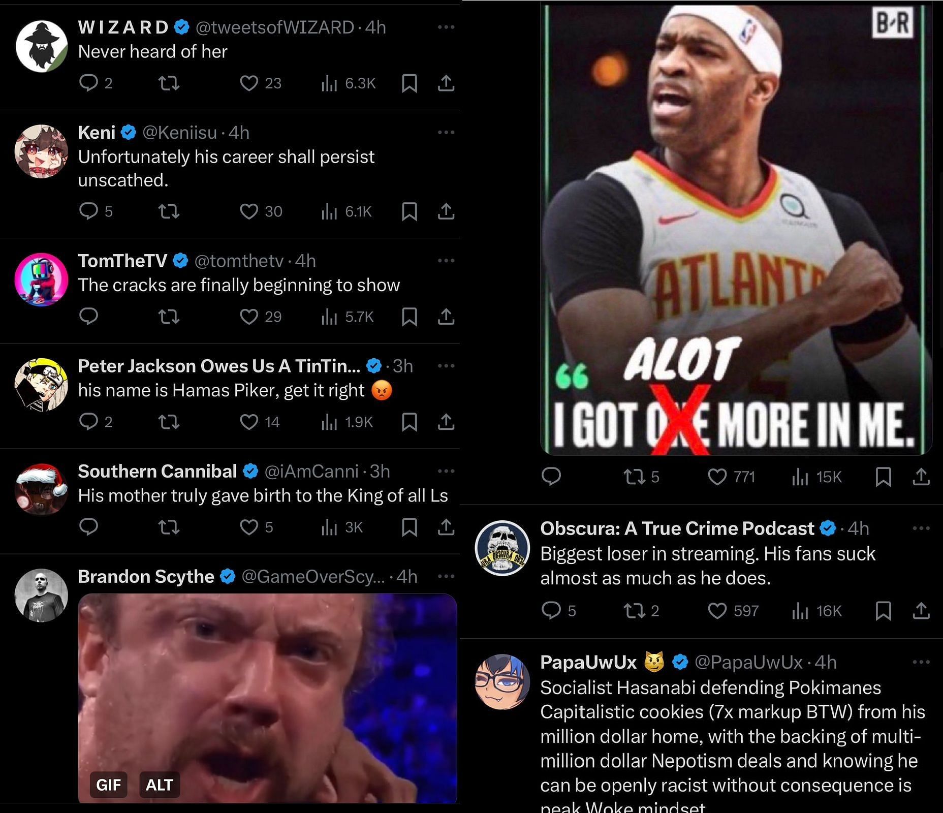 Fans react to the latest call-out post (Image via X/@Keemstar)