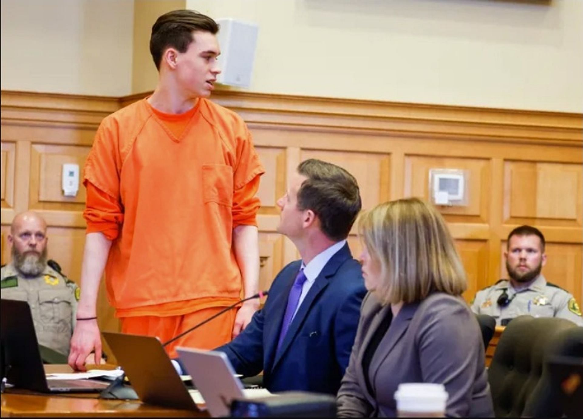 Willard Miller during his sentencing (Image via The Gazette)