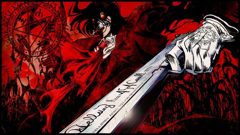 Screencap of a female character from hellsing ultimate anime