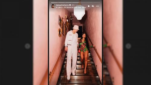 Katya Elise Henry posts a photo of herself and her boyfriend, Miami Heat guard Tyler Herroption