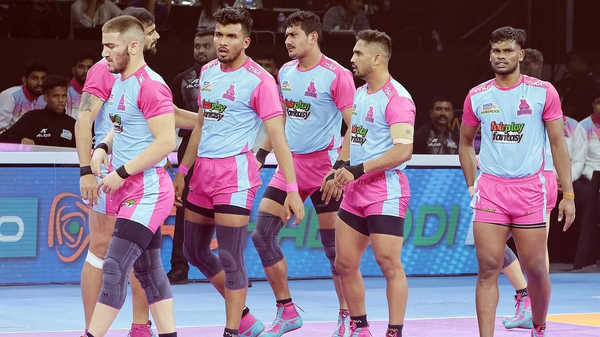 Jaipur Pink Panthers squad (PC: PKL)