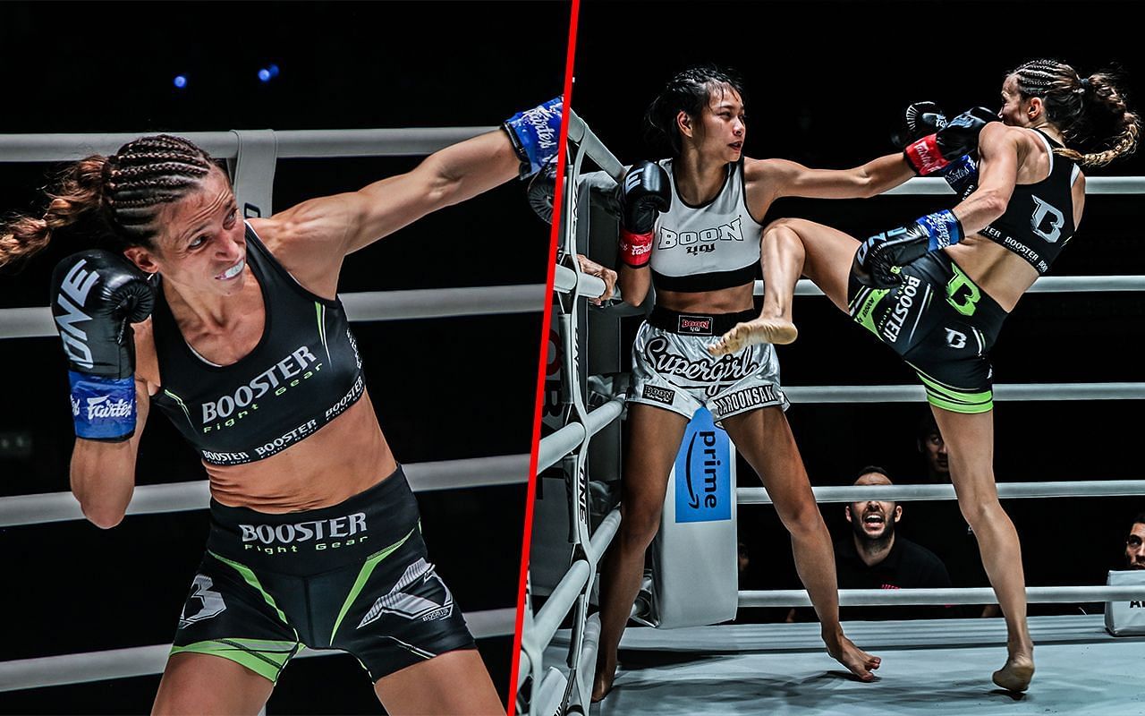 Cristina Morales and Supergirl - Photo by ONE Championship