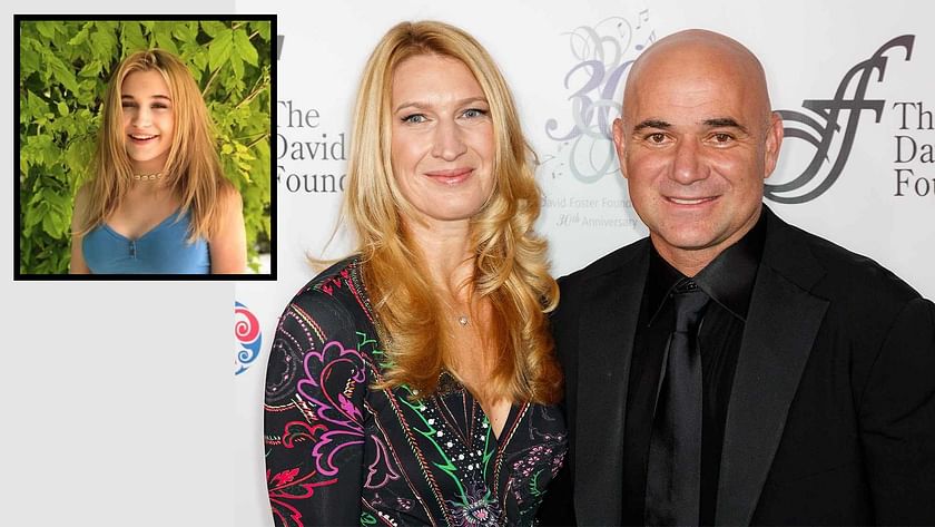 Andre Agassi and Steffi Graf's daughter Jaz Elle reacts to her father's ...