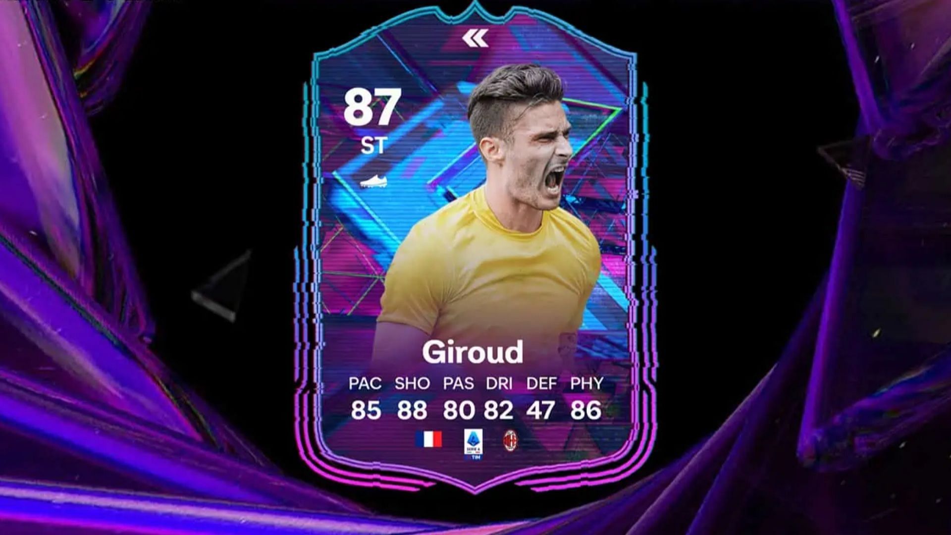 The Olivier Giroud Flashback SBC is now available in EA FC 24 (Image via EA Sports)