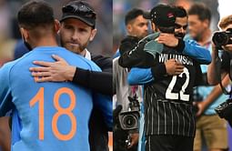 "Some things remain the same"- ICC shares photos of Virat Kohli and Kane Williamson embracing after IND vs NZ semi-finals in 2019 and 2023 World Cup