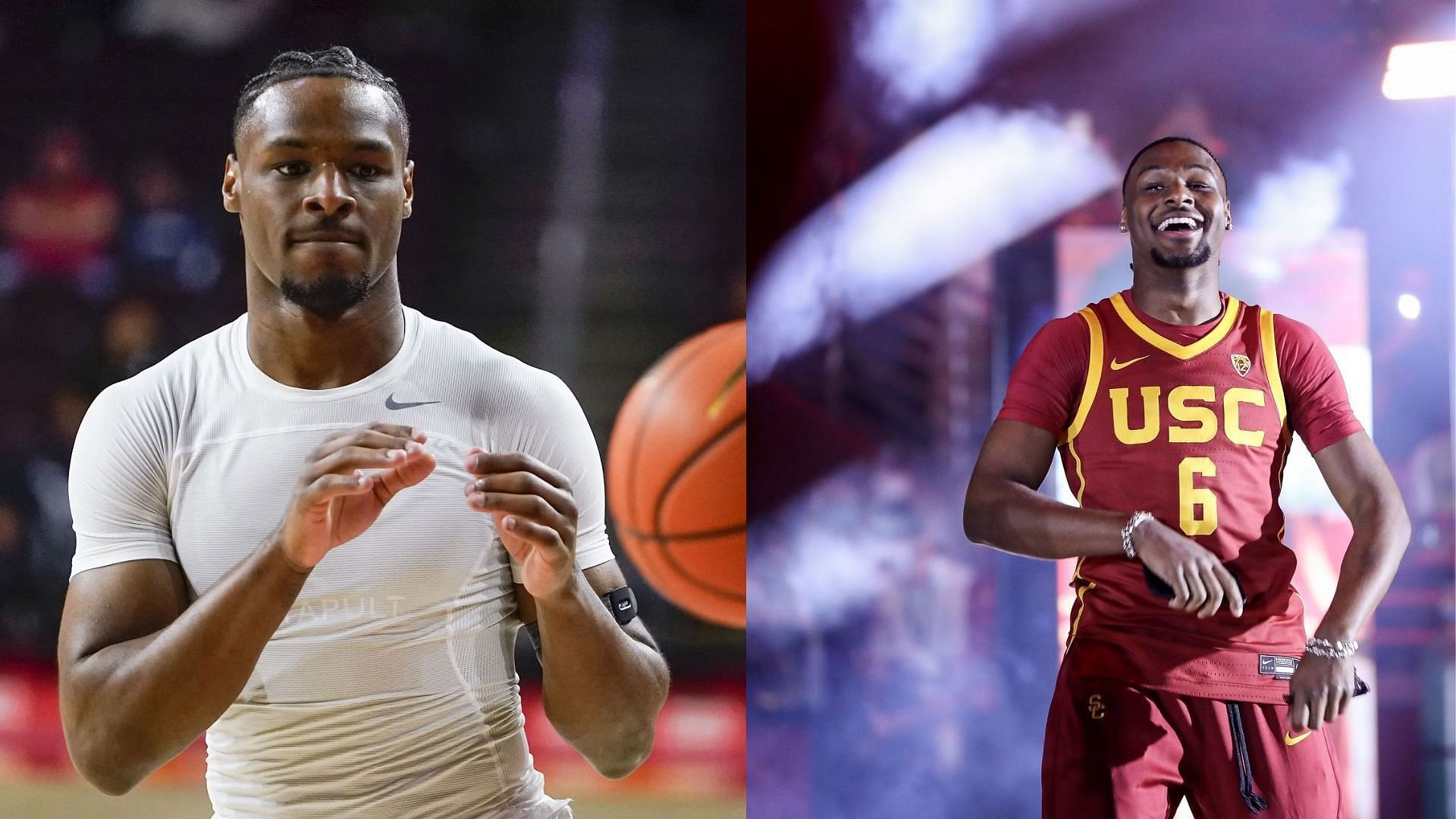 USC Trojans basketball star, Bronny James 