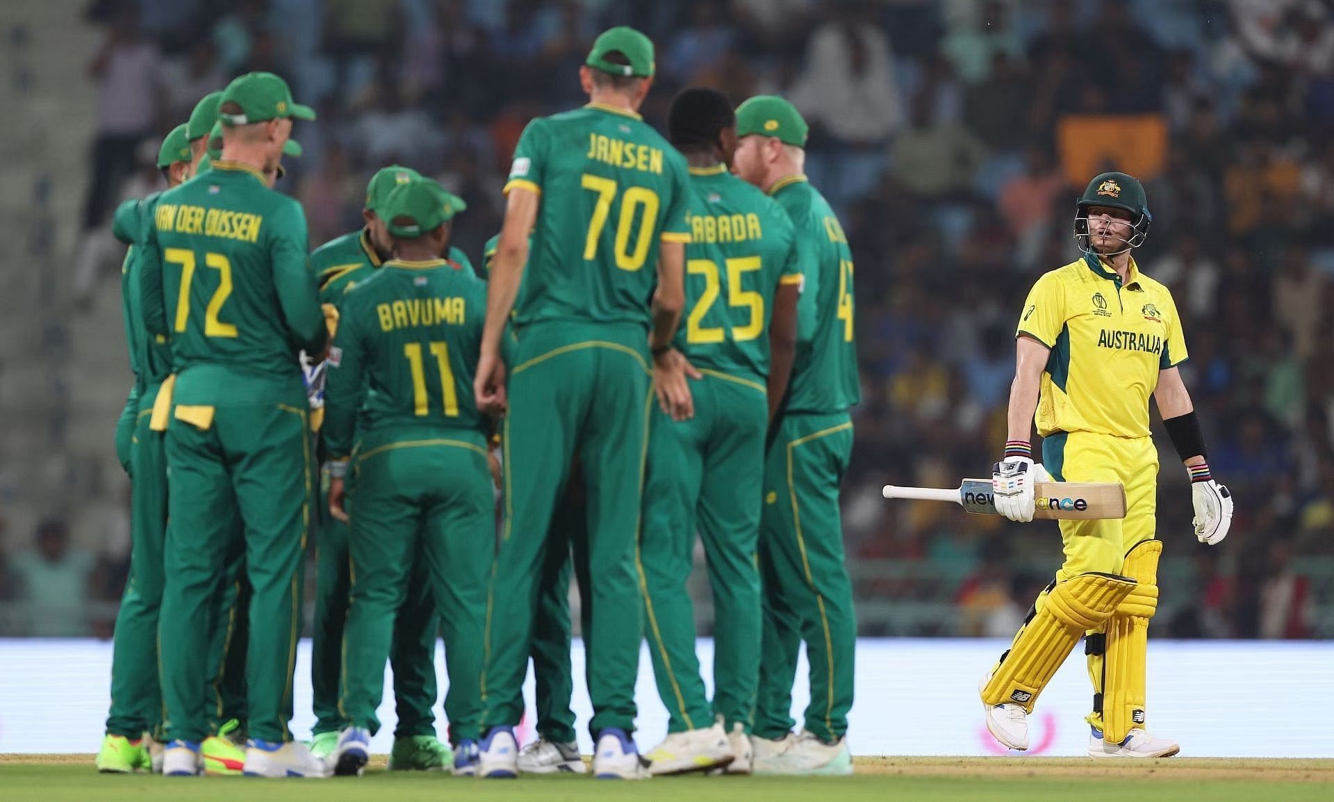 South Africa thrashed Australia by 134 runs in the league phase. [P/C: AP]
