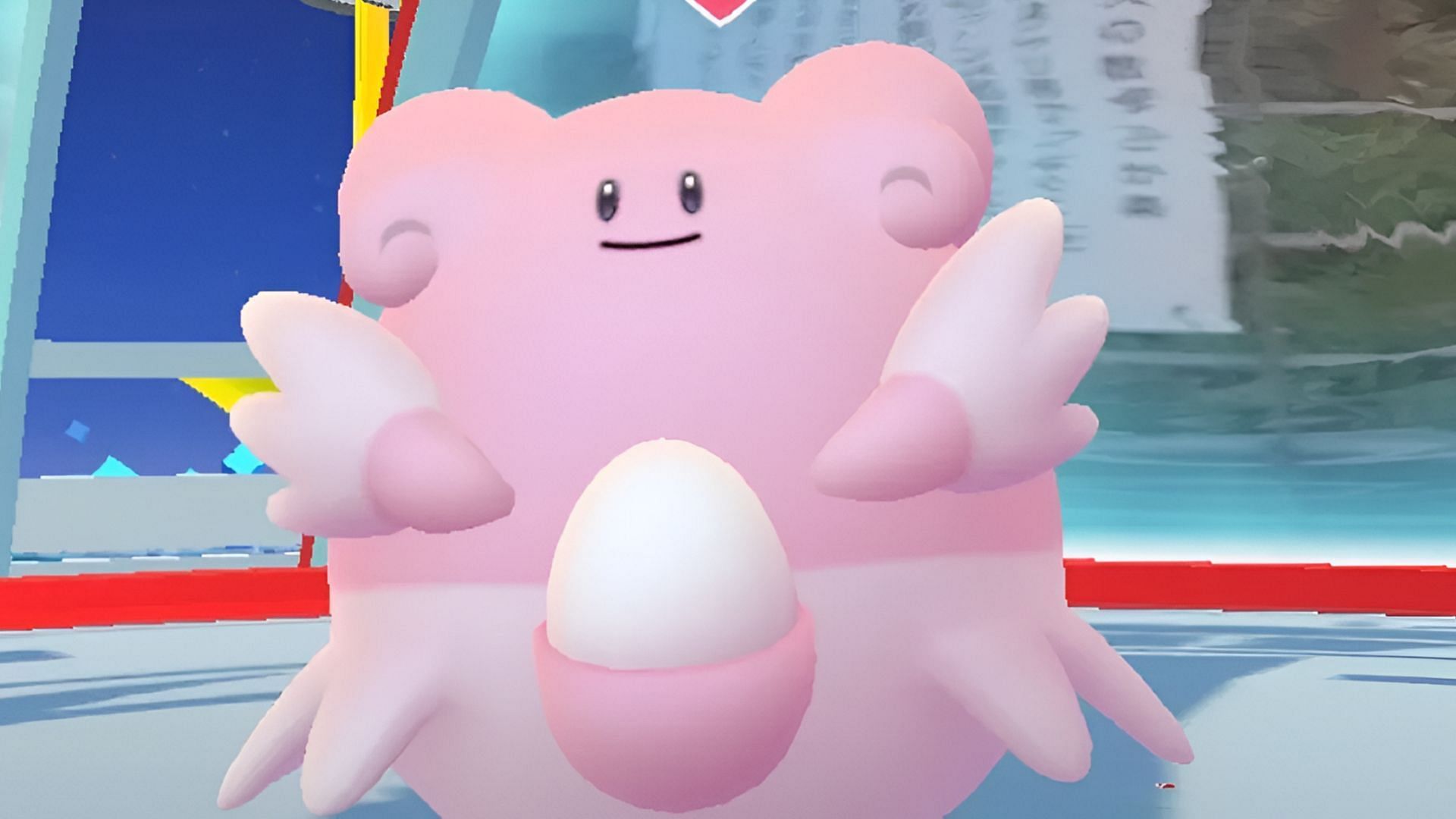 Blissey has become Pokemon GO&#039;s immovable object in gyms. (Image via Niantic)