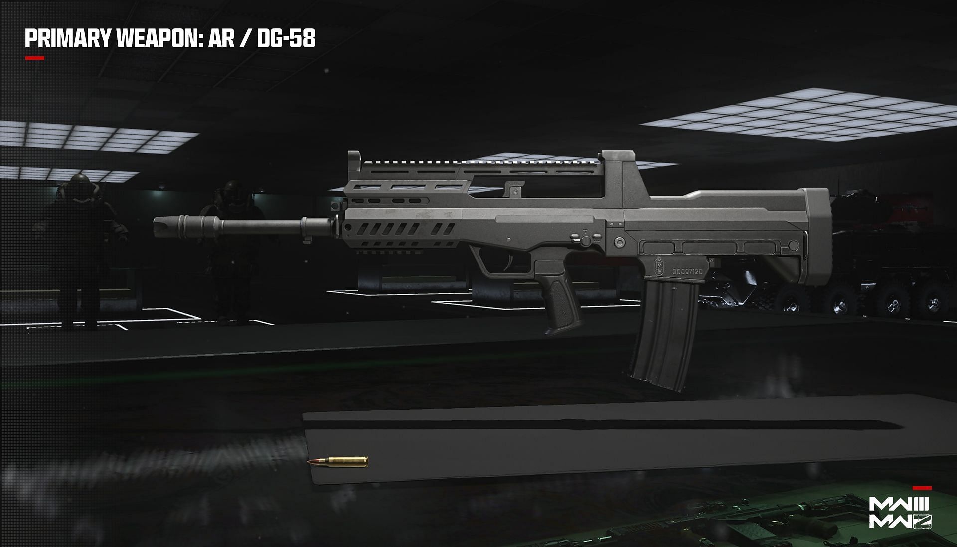 New assault rifle in MW3 - DG-58 (Image via Activision)