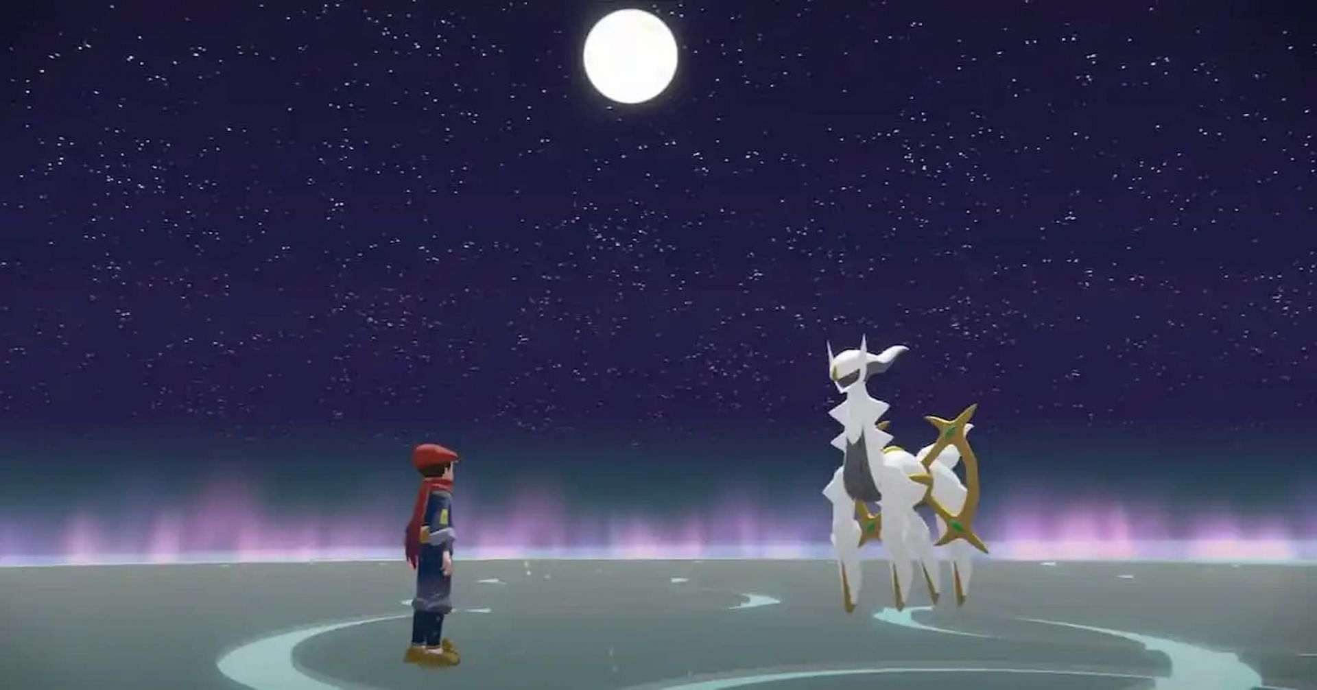 Final showdown between player and Arceus (Image via The Pokemon Company)