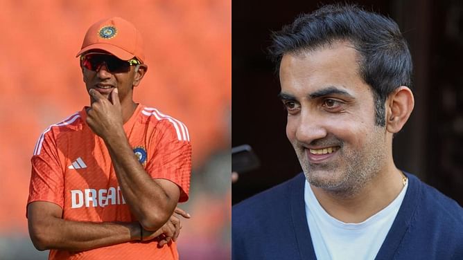 "Hopefully, we can continue to dominate" - Gautam Gambhir reacts to Rahul Dravid's contract extension