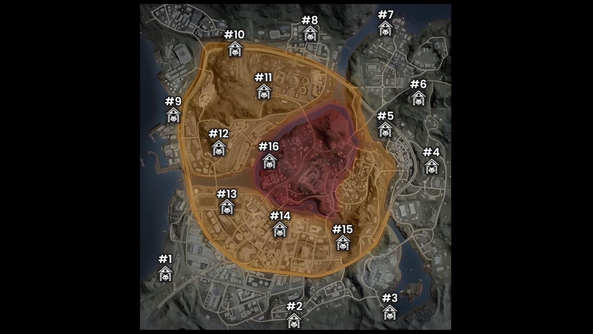 All Doghouse locations in MW3 Zombies (Image via Activision and reddit.com/user/funkymunkey66661)