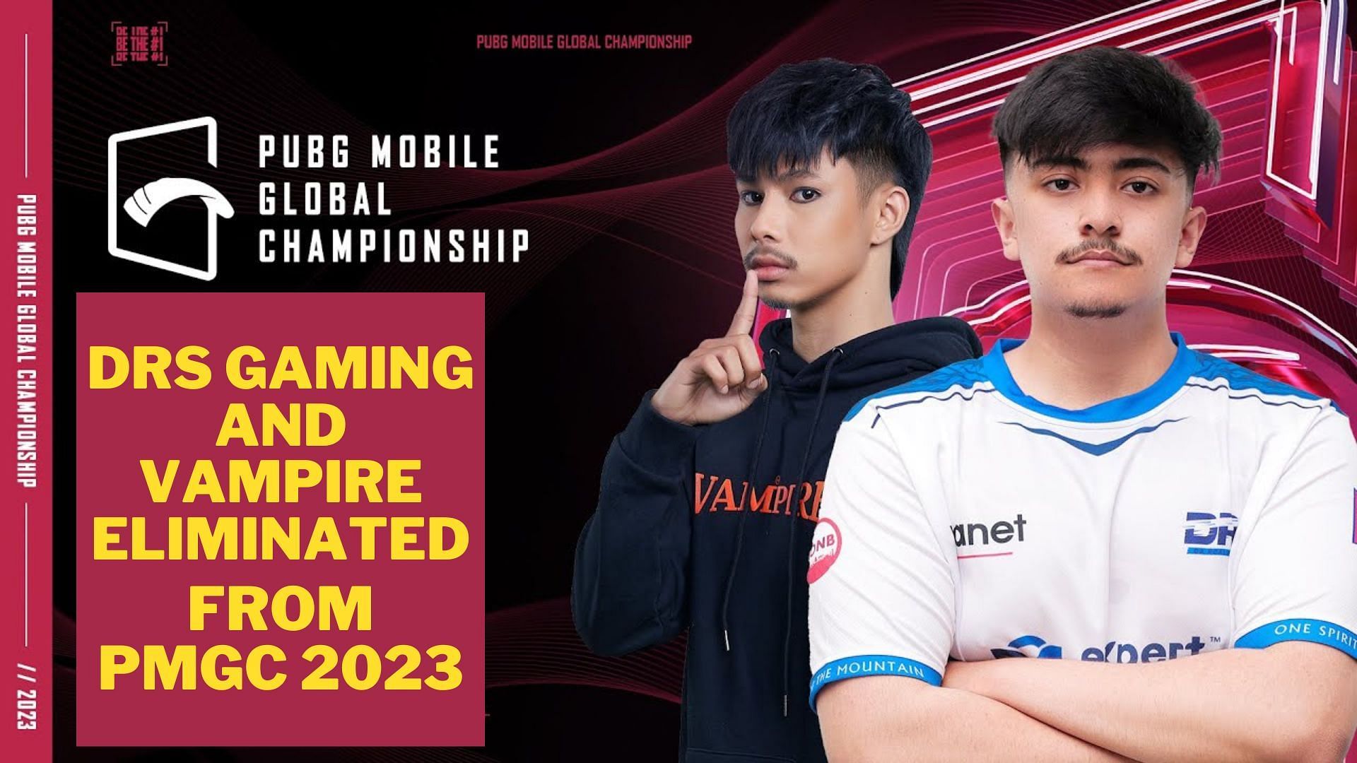 DRS Gaming and Vampire have been knocked out of PMGC 2023 (Image via PUBG Mobile)