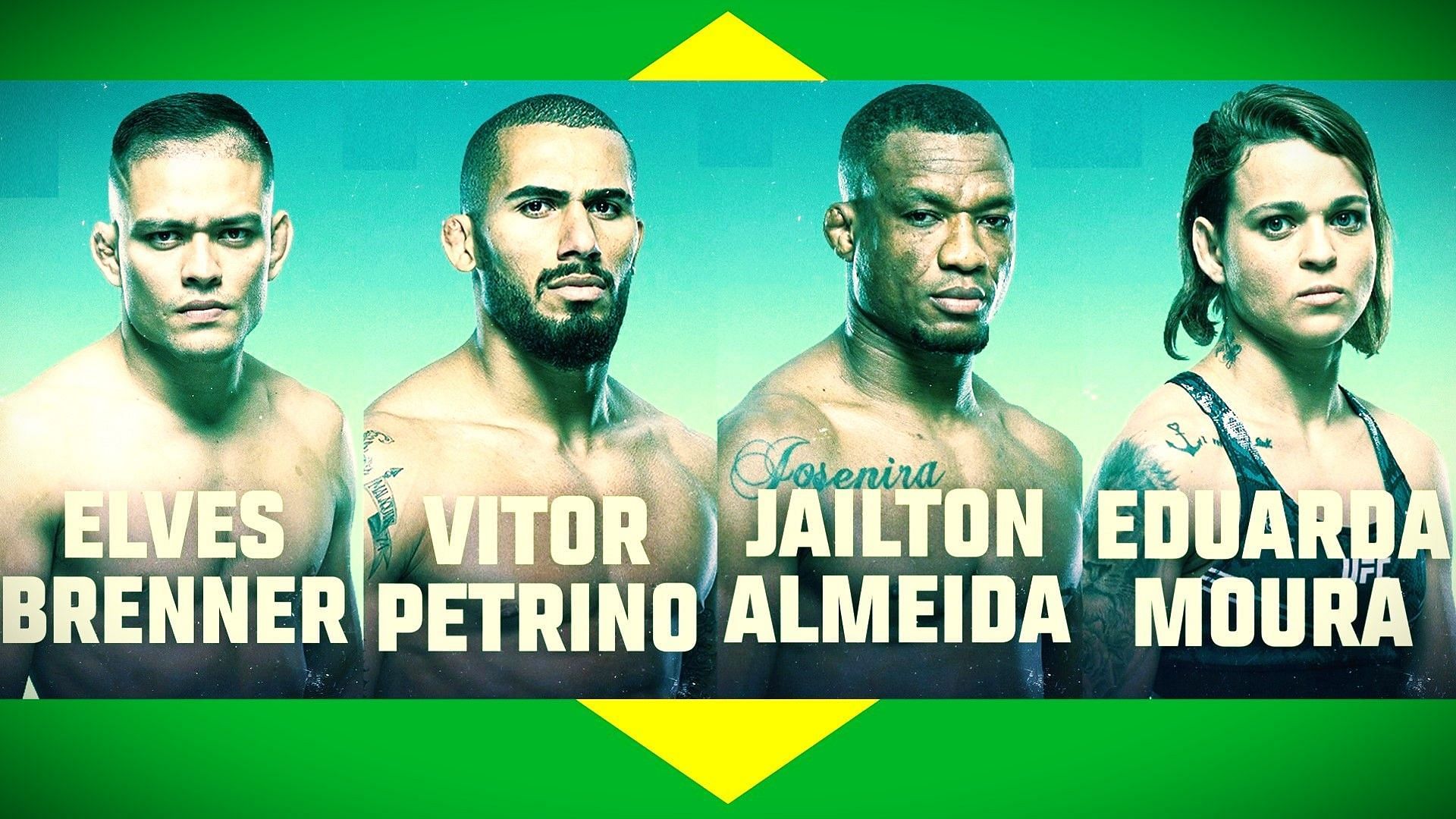 UFC Brazil winners [Images via @ufc_brasil on Instagram]