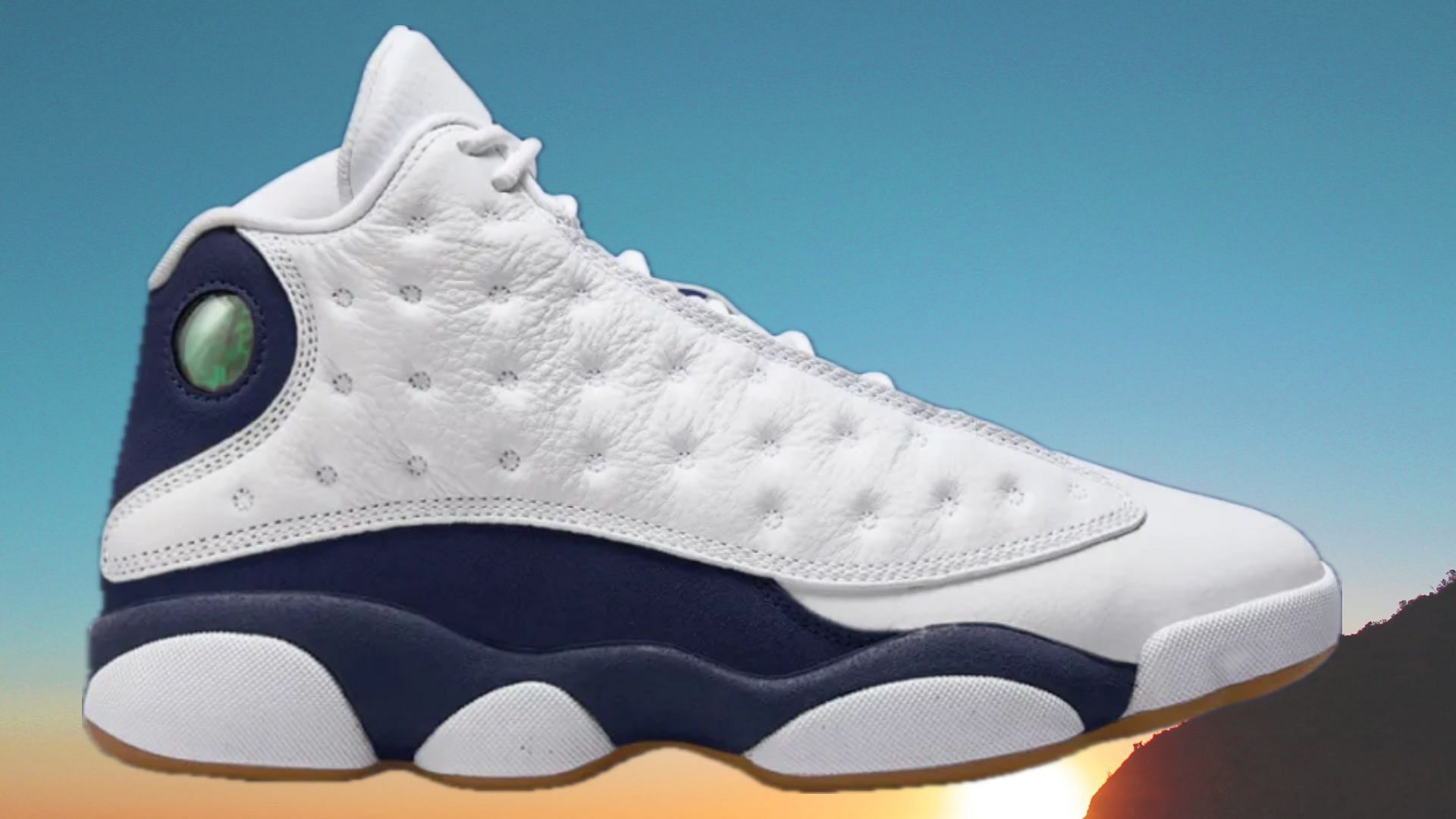 Here&#039;s another look at the upcoming AJ13 Midnight Navy colorway (Image via Instagram/@houseofheat)