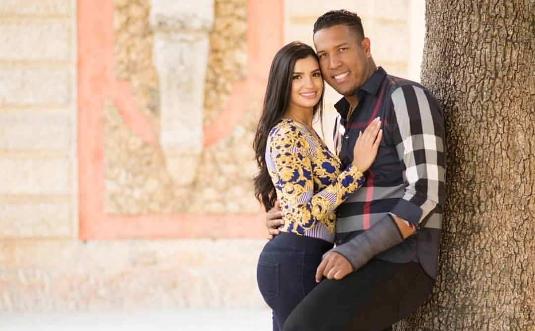 Salvador Perez with his wife Maria Gabriela. Source: Salvador&rsquo;s official Instagram page/@salvadorp13