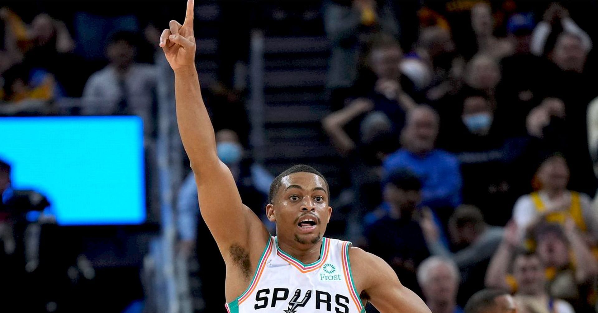 San Antonio Spurs forward Keldon Johnson