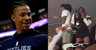 Watch: Ja Morant seemingly in great spirits at Rod Wave’s concert in latest public sighting