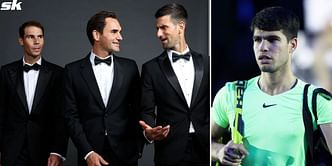 "All comparisons with Roger Federer, Rafael Nadal and Novak Djokovic we try to put aside, to focus on my path" - Carlos Alcaraz