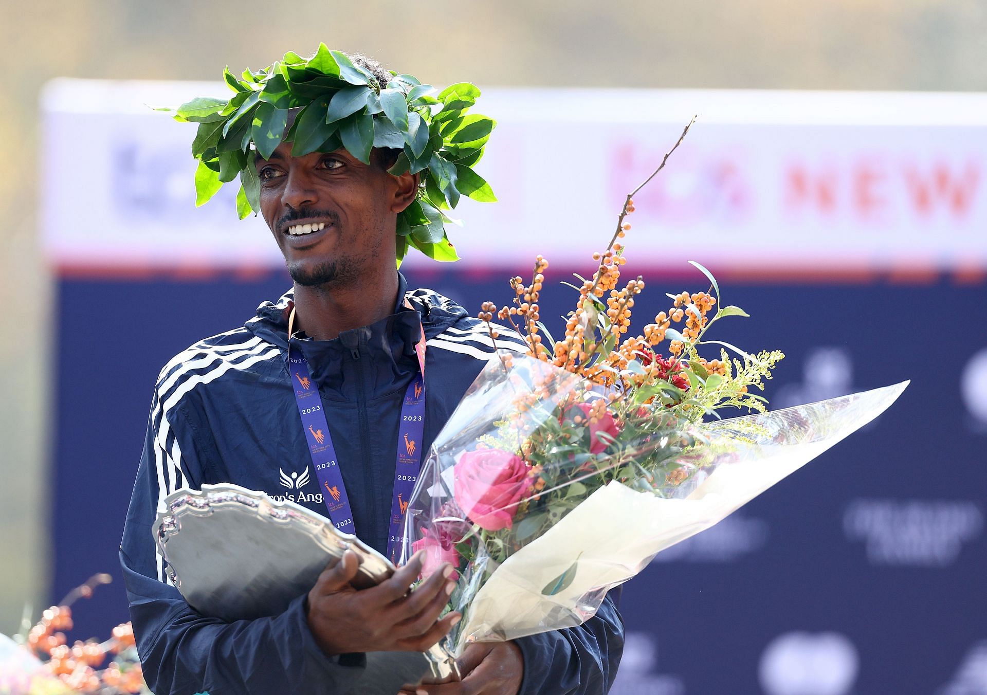 Tola at 2023 TCS New York City Marathon