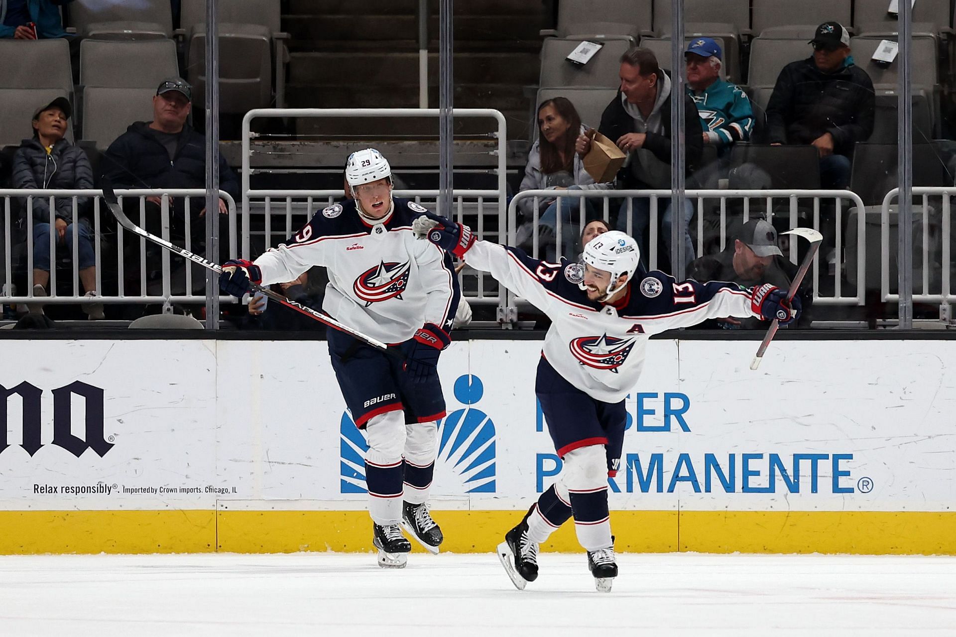 Columbus Blue Jackets v San Jose Sharks