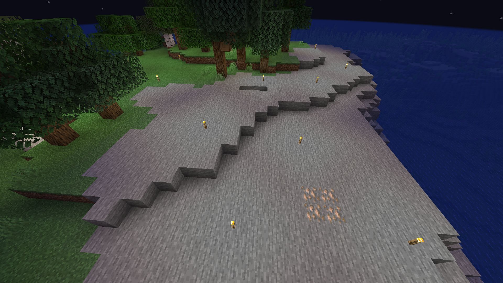 Players can also spawn-proof the entire island to make it safer in Minecraft (Image via Mojang)