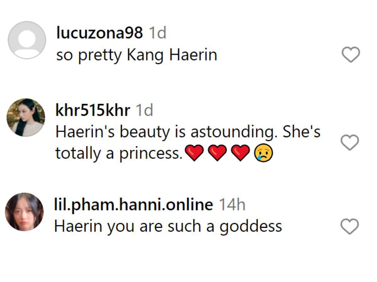 Fan comments (Image via @wkorea/Instagram)