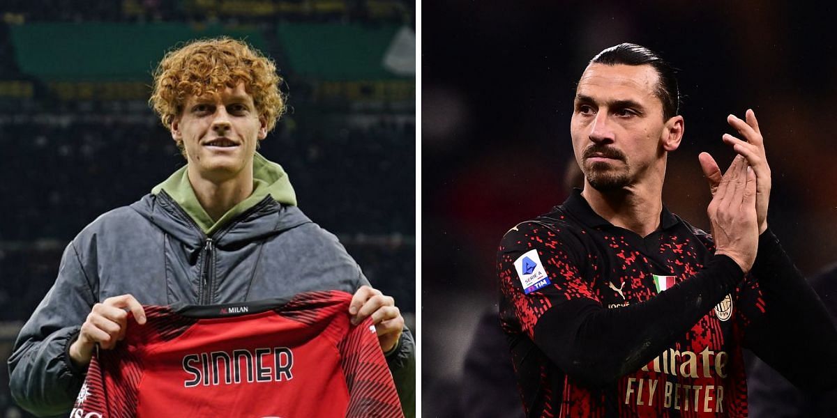 Jannik Sinner recently met Zlatan Ibrahimovic before AC Milan